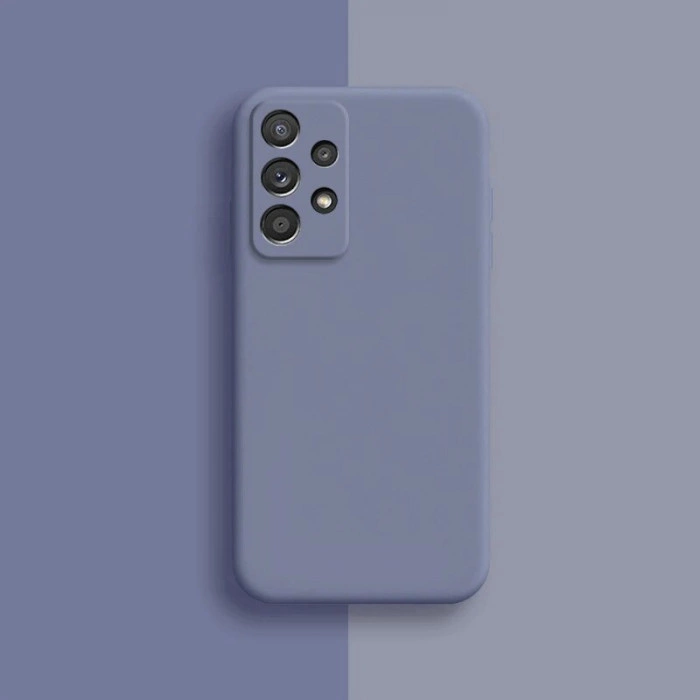 Силіконовий чохол Soft Touch для Samsung Galaxy A23/M23 Сіро-синій